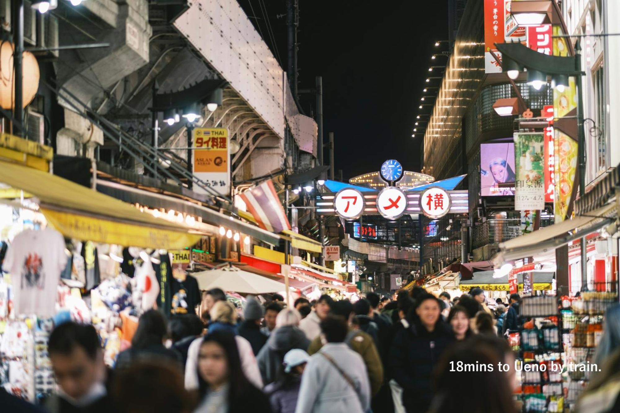 東京スカイツリー眺望 一棟貸切 駅徒歩50秒 浅草8分 スカイツリー4分 銀座20分 Apartamento Tóquio Exterior foto